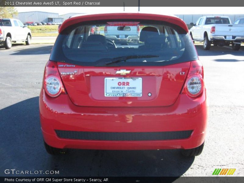 Sport Red / Charcoal 2011 Chevrolet Aveo Aveo5 LT