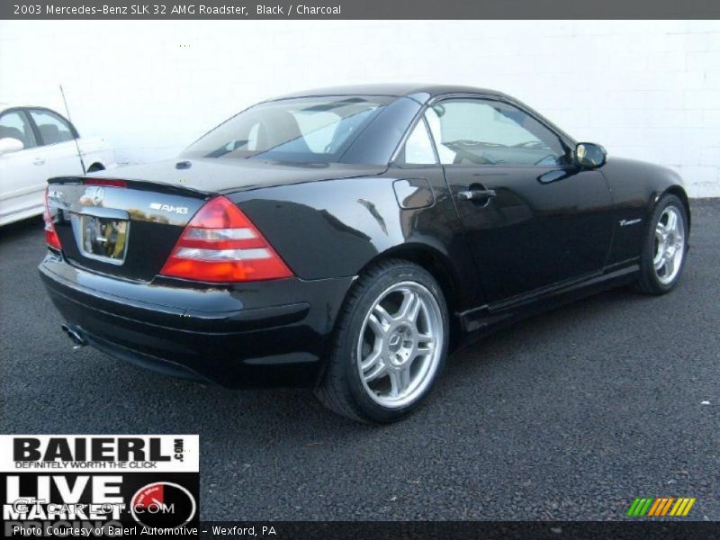 Black / Charcoal 2003 Mercedes-Benz SLK 32 AMG Roadster