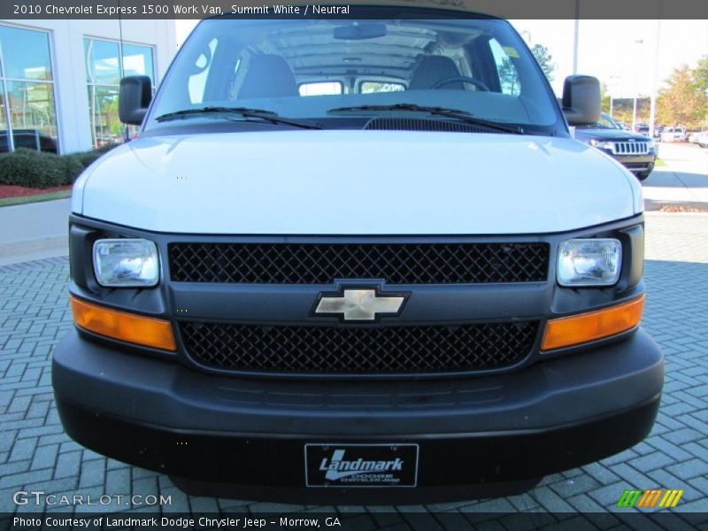 Summit White / Neutral 2010 Chevrolet Express 1500 Work Van