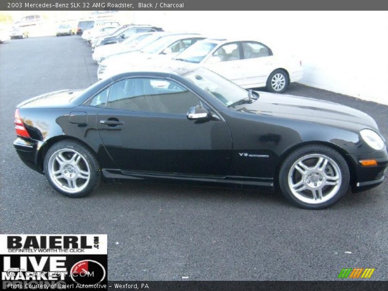Black / Charcoal 2003 Mercedes-Benz SLK 32 AMG Roadster