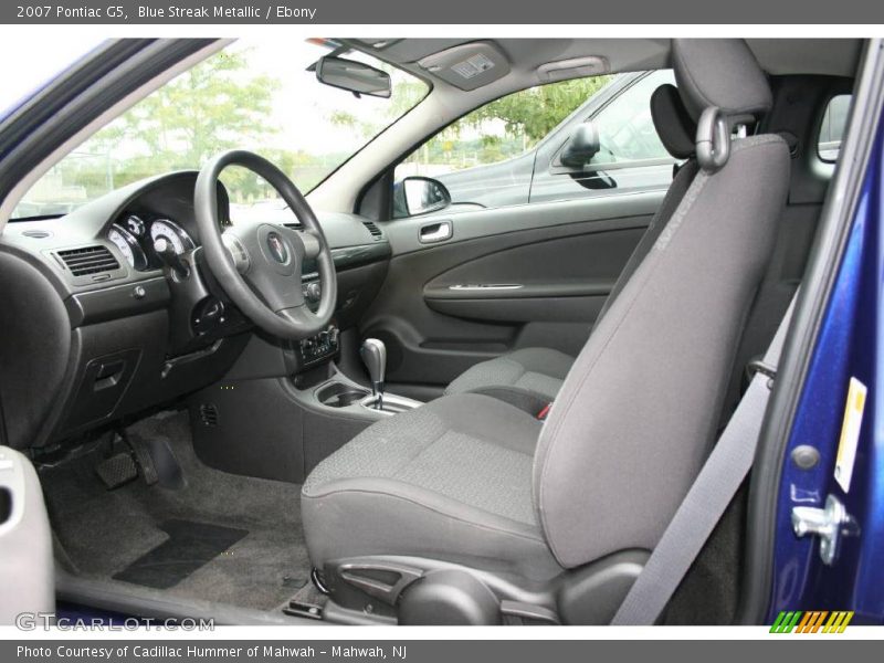 Blue Streak Metallic / Ebony 2007 Pontiac G5