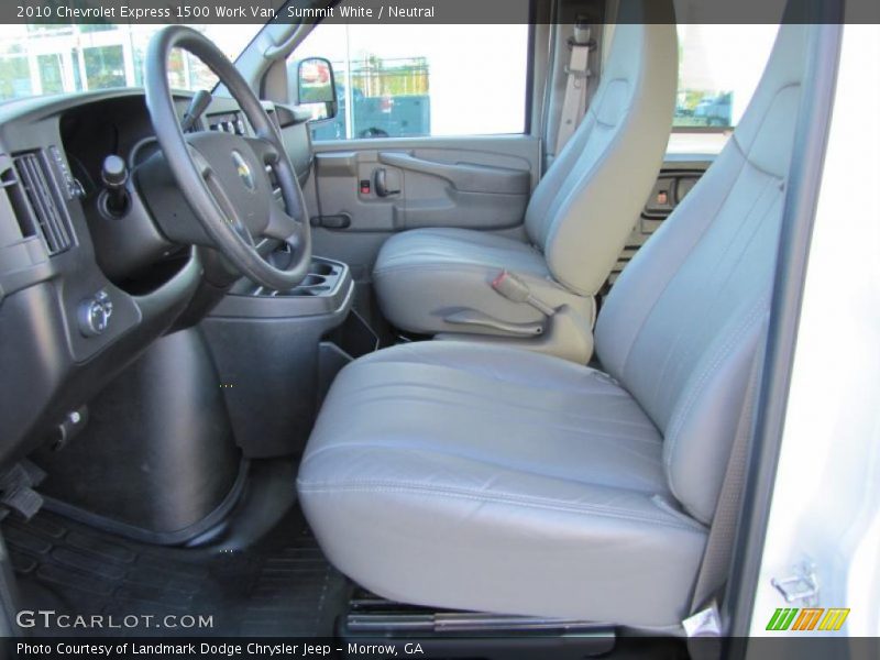 Summit White / Neutral 2010 Chevrolet Express 1500 Work Van