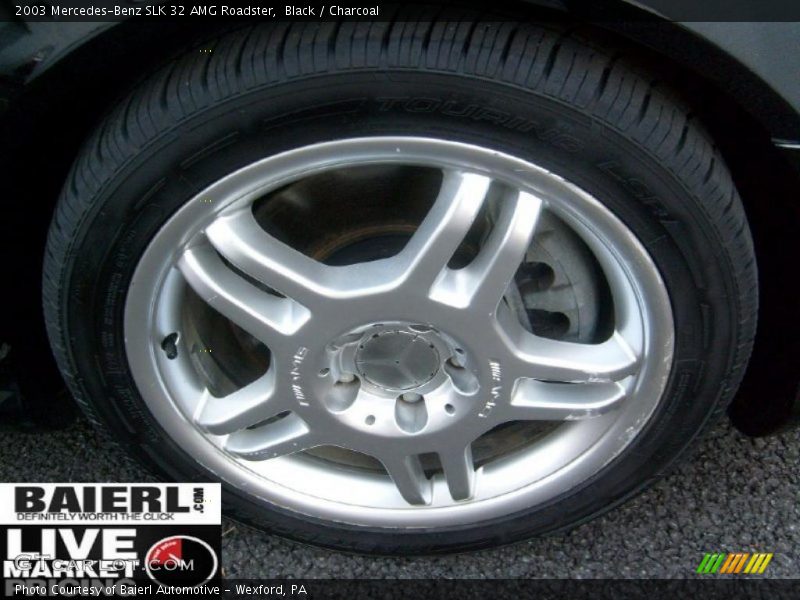 Black / Charcoal 2003 Mercedes-Benz SLK 32 AMG Roadster