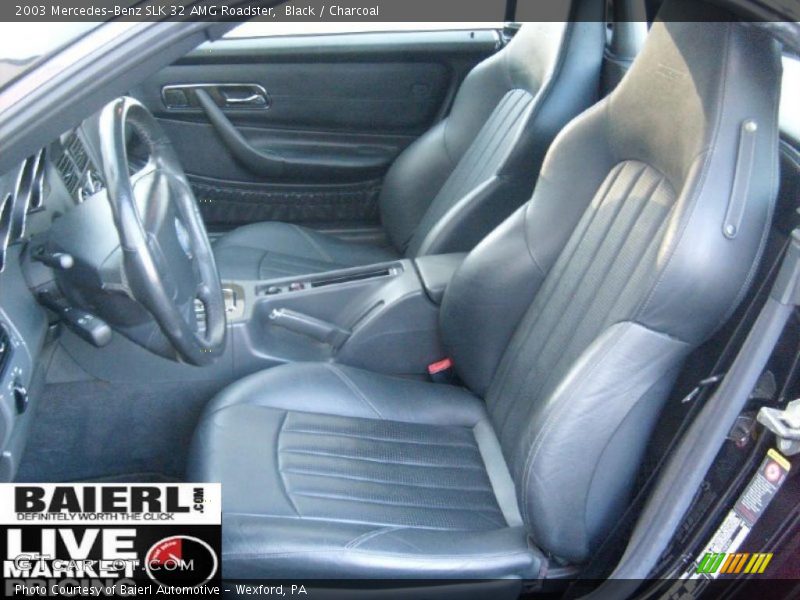 Black / Charcoal 2003 Mercedes-Benz SLK 32 AMG Roadster