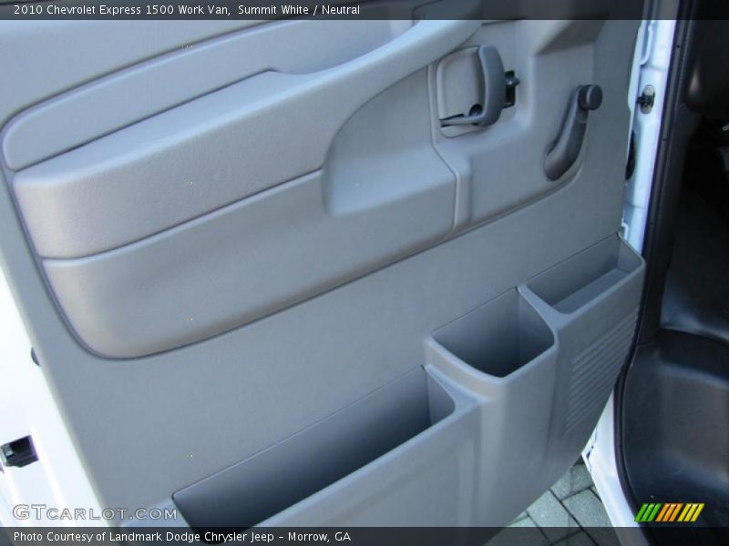 Summit White / Neutral 2010 Chevrolet Express 1500 Work Van