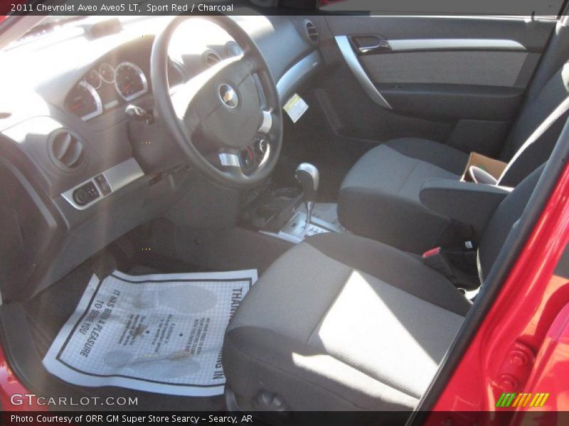 Sport Red / Charcoal 2011 Chevrolet Aveo Aveo5 LT
