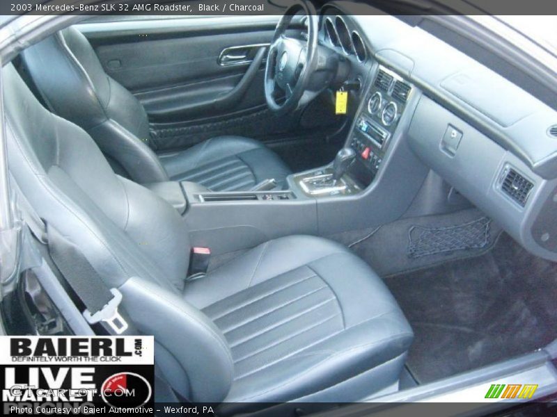 Black / Charcoal 2003 Mercedes-Benz SLK 32 AMG Roadster