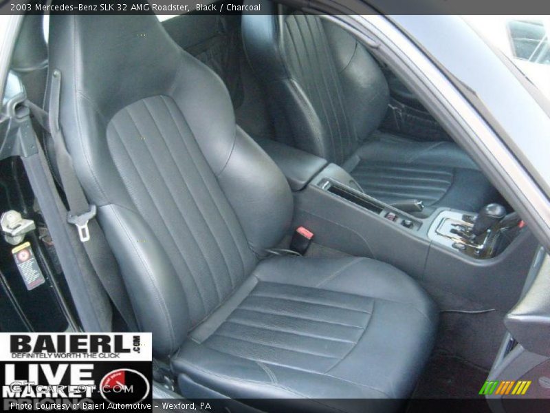 Black / Charcoal 2003 Mercedes-Benz SLK 32 AMG Roadster