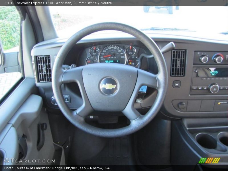 Summit White / Neutral 2010 Chevrolet Express 1500 Work Van