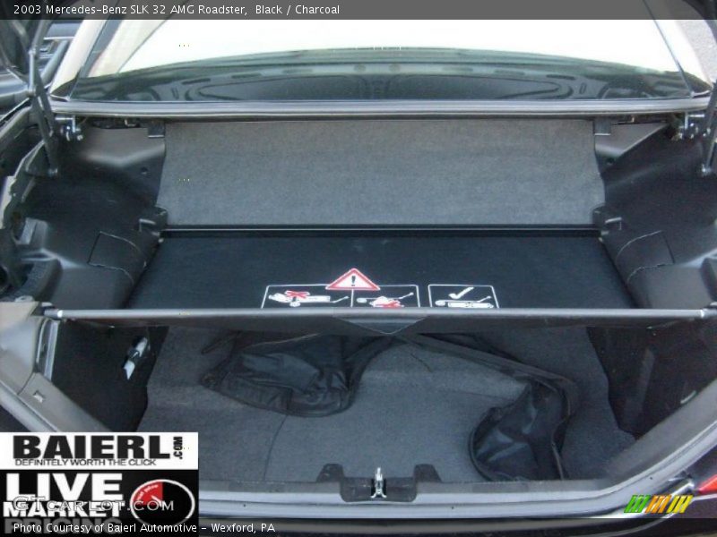 Black / Charcoal 2003 Mercedes-Benz SLK 32 AMG Roadster