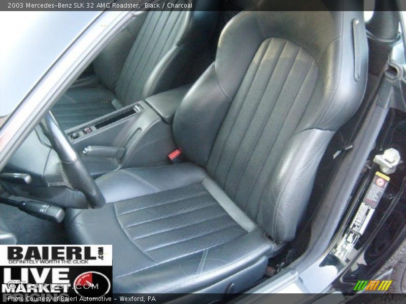 Black / Charcoal 2003 Mercedes-Benz SLK 32 AMG Roadster