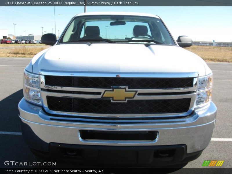 Summit White / Dark Titanium 2011 Chevrolet Silverado 2500HD Regular Cab