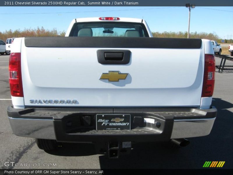 Summit White / Dark Titanium 2011 Chevrolet Silverado 2500HD Regular Cab