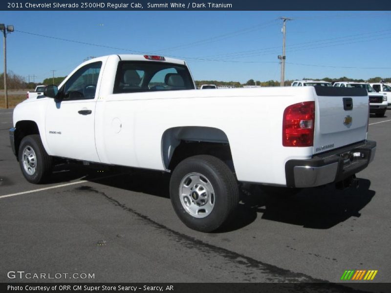 Summit White / Dark Titanium 2011 Chevrolet Silverado 2500HD Regular Cab