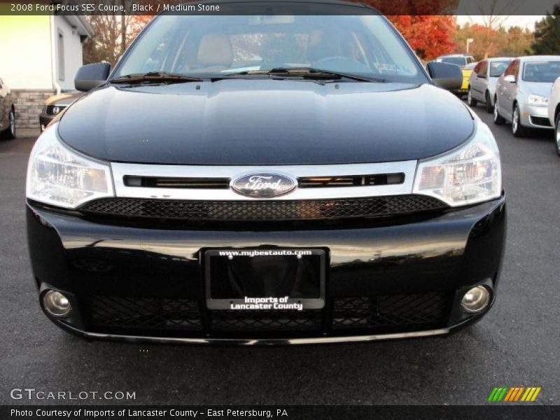 Black / Medium Stone 2008 Ford Focus SES Coupe