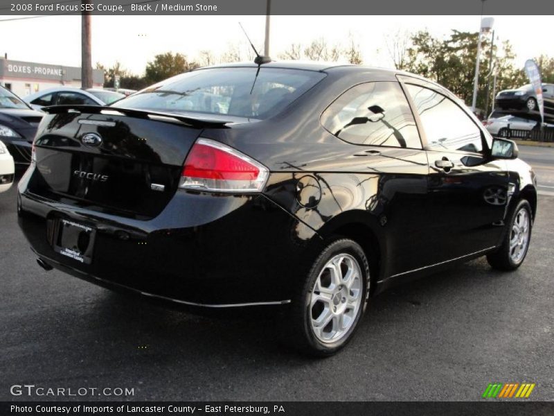 Black / Medium Stone 2008 Ford Focus SES Coupe