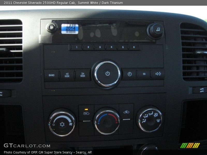 Summit White / Dark Titanium 2011 Chevrolet Silverado 2500HD Regular Cab