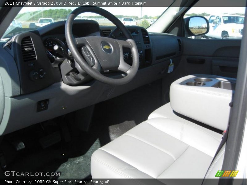 Summit White / Dark Titanium 2011 Chevrolet Silverado 2500HD Regular Cab