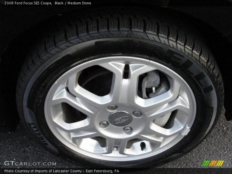 Black / Medium Stone 2008 Ford Focus SES Coupe