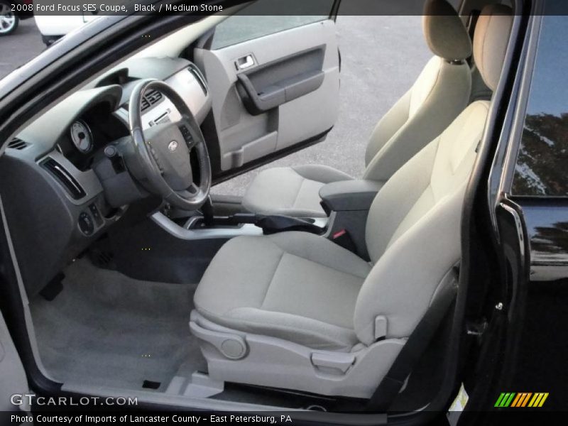 Black / Medium Stone 2008 Ford Focus SES Coupe