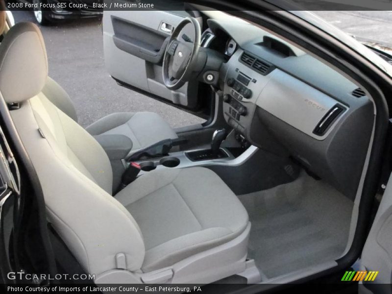 Black / Medium Stone 2008 Ford Focus SES Coupe
