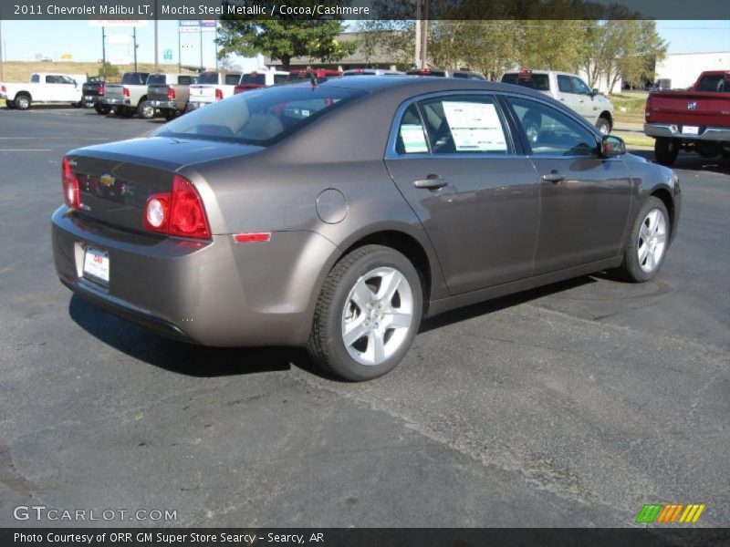 Mocha Steel Metallic / Cocoa/Cashmere 2011 Chevrolet Malibu LT