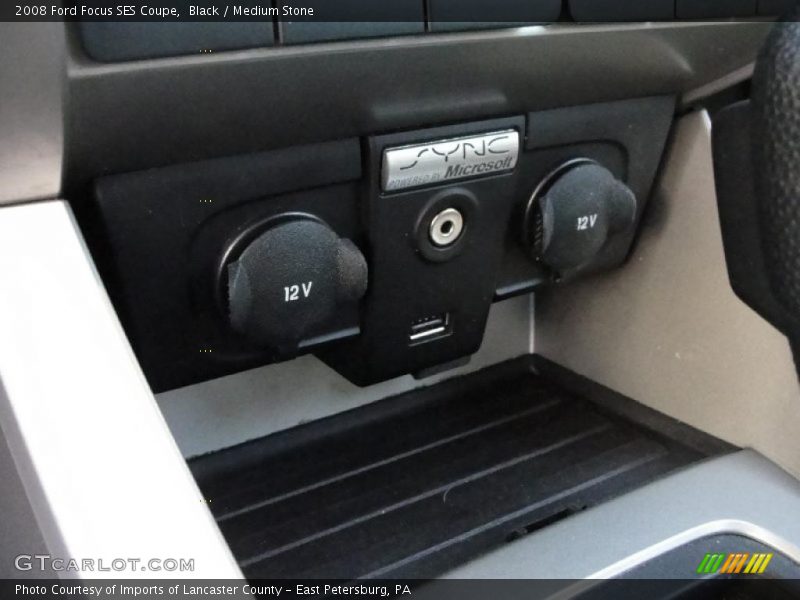Black / Medium Stone 2008 Ford Focus SES Coupe