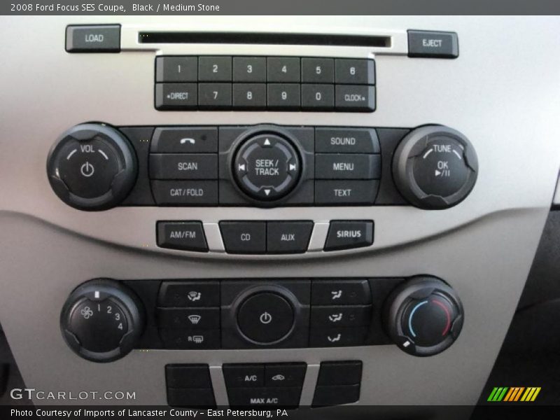 Black / Medium Stone 2008 Ford Focus SES Coupe