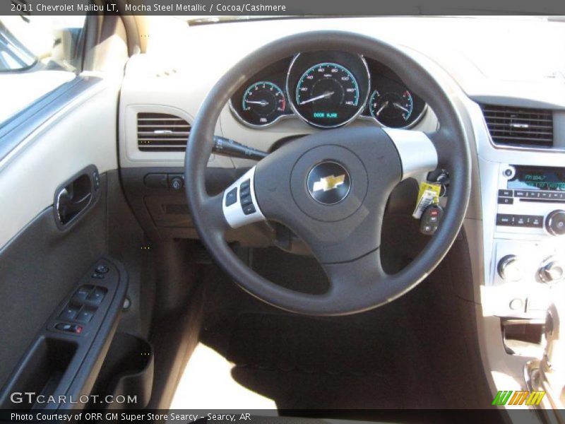 Mocha Steel Metallic / Cocoa/Cashmere 2011 Chevrolet Malibu LT