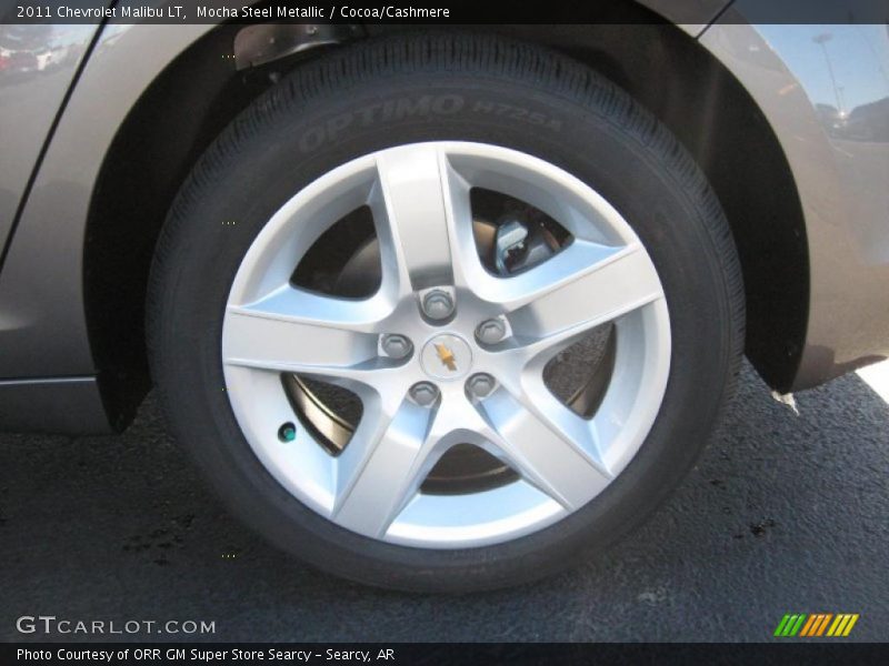 Mocha Steel Metallic / Cocoa/Cashmere 2011 Chevrolet Malibu LT
