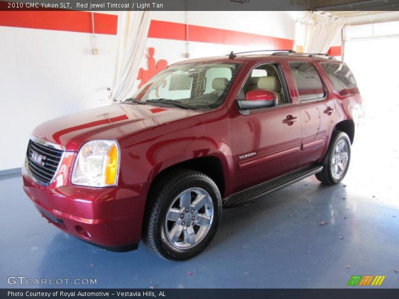 Red Jewel Tintcoat / Light Tan 2010 GMC Yukon SLT