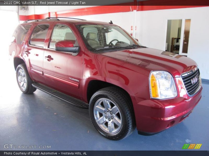Red Jewel Tintcoat / Light Tan 2010 GMC Yukon SLT