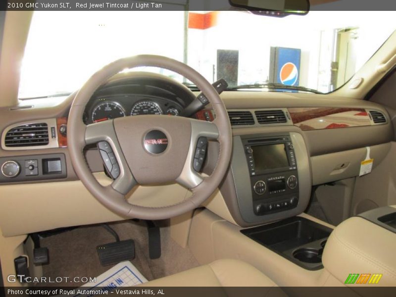 Red Jewel Tintcoat / Light Tan 2010 GMC Yukon SLT