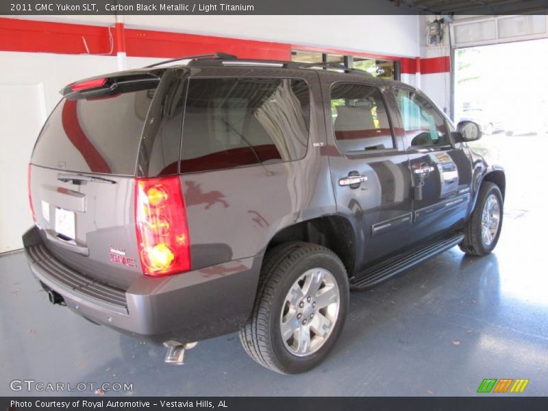Carbon Black Metallic / Light Titanium 2011 GMC Yukon SLT