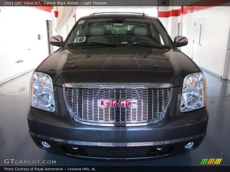 Carbon Black Metallic / Light Titanium 2011 GMC Yukon SLT