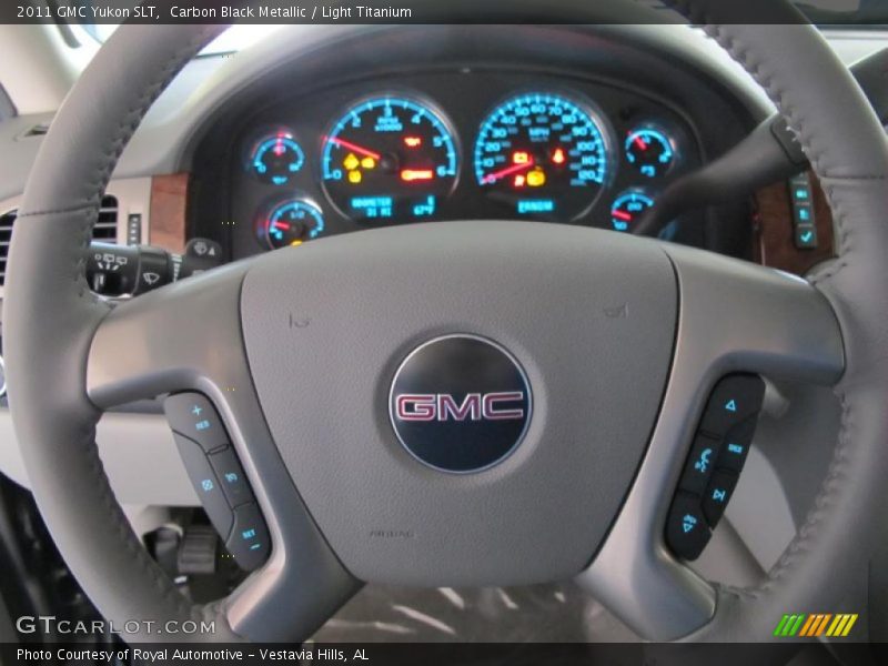Carbon Black Metallic / Light Titanium 2011 GMC Yukon SLT