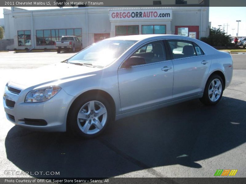 Silver Ice Metallic / Titanium 2011 Chevrolet Malibu LS