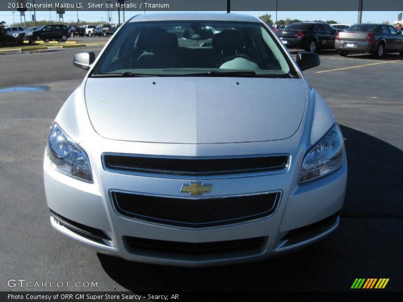 Silver Ice Metallic / Titanium 2011 Chevrolet Malibu LS