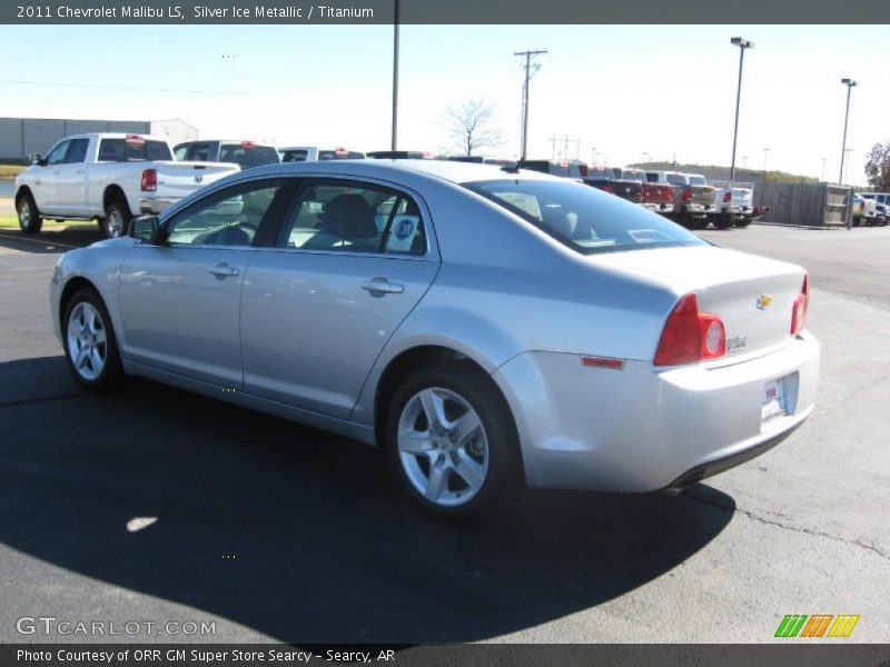 Silver Ice Metallic / Titanium 2011 Chevrolet Malibu LS