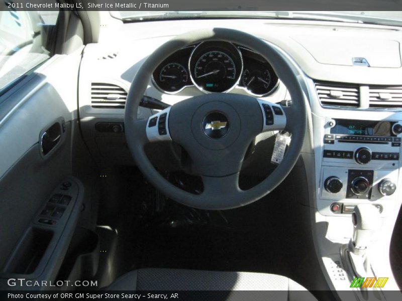 Silver Ice Metallic / Titanium 2011 Chevrolet Malibu LS