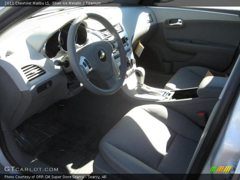 Silver Ice Metallic / Titanium 2011 Chevrolet Malibu LS