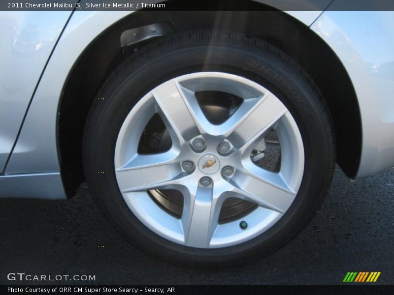 Silver Ice Metallic / Titanium 2011 Chevrolet Malibu LS