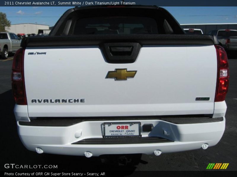 Summit White / Dark Titanium/Light Titanium 2011 Chevrolet Avalanche LT