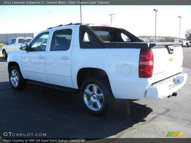 Summit White / Dark Titanium/Light Titanium 2011 Chevrolet Avalanche LT