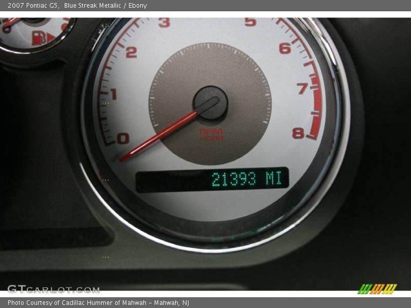 Blue Streak Metallic / Ebony 2007 Pontiac G5