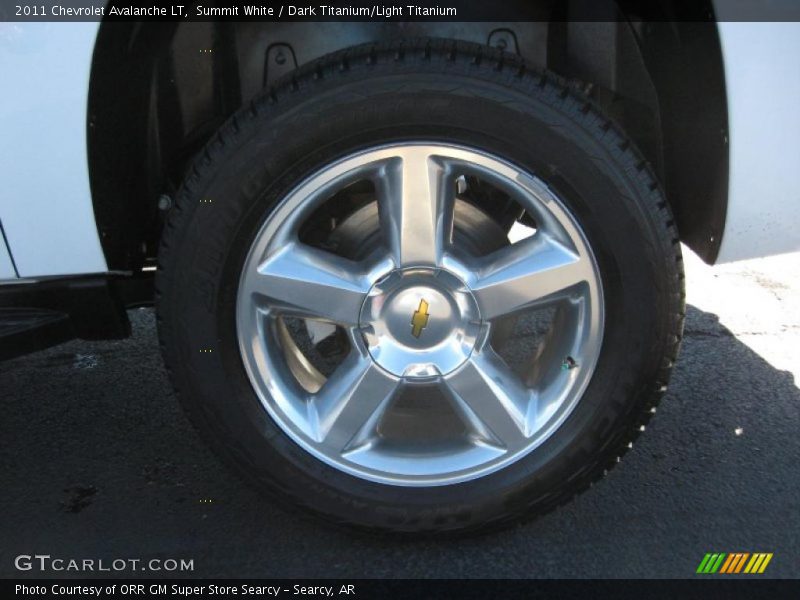 Summit White / Dark Titanium/Light Titanium 2011 Chevrolet Avalanche LT