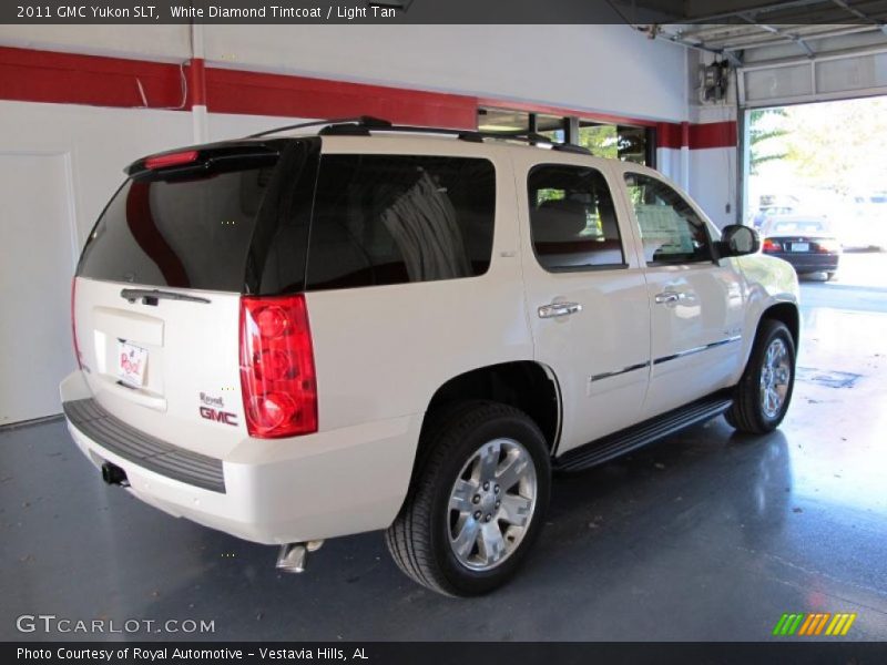 White Diamond Tintcoat / Light Tan 2011 GMC Yukon SLT