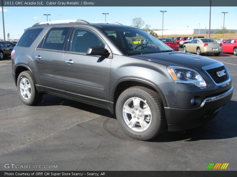 Cyber Gray Metallic / Ebony 2011 GMC Acadia SLE