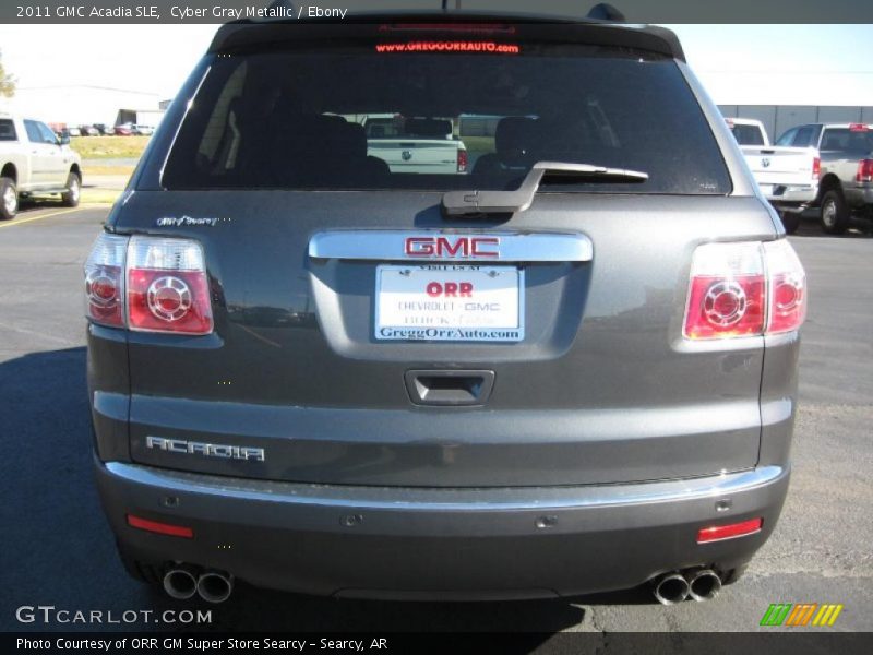 Cyber Gray Metallic / Ebony 2011 GMC Acadia SLE