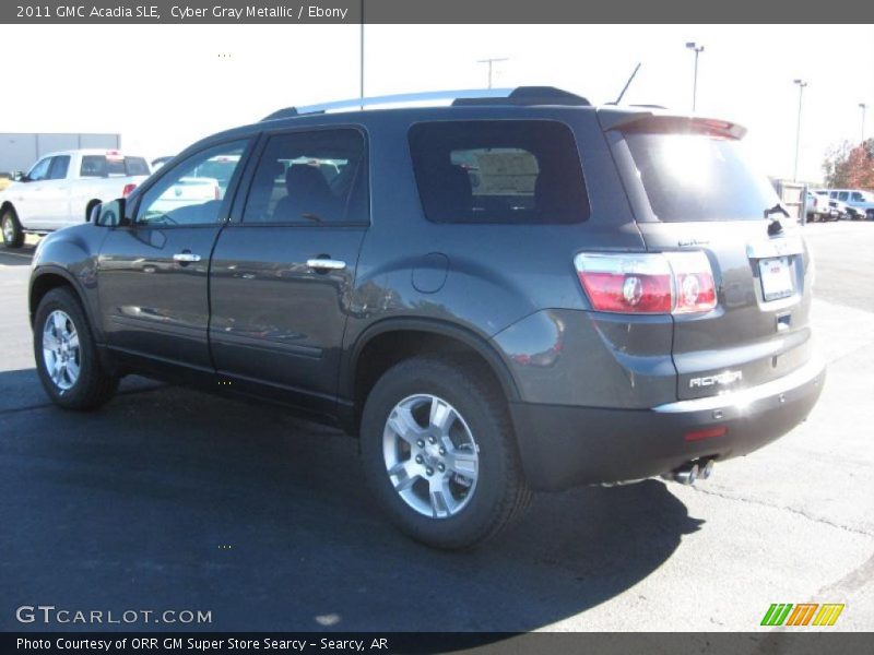 Cyber Gray Metallic / Ebony 2011 GMC Acadia SLE